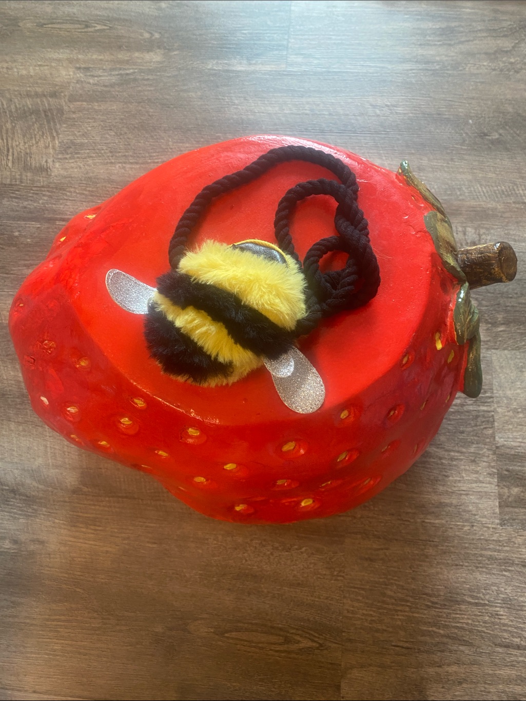 Fuzzy Bumblebee Crossbody Bag